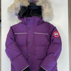 Canada Goose Purple Snowy Owl Parka - size 4/5